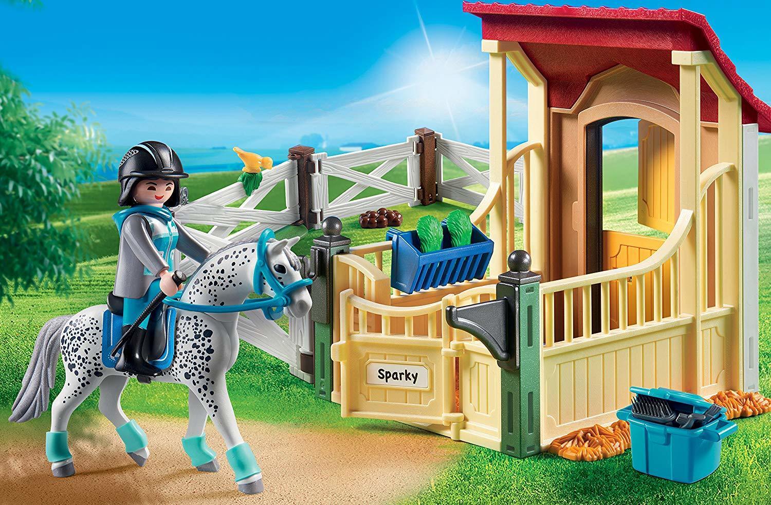 Buy Playmobil Horse Stable with Appaloosa