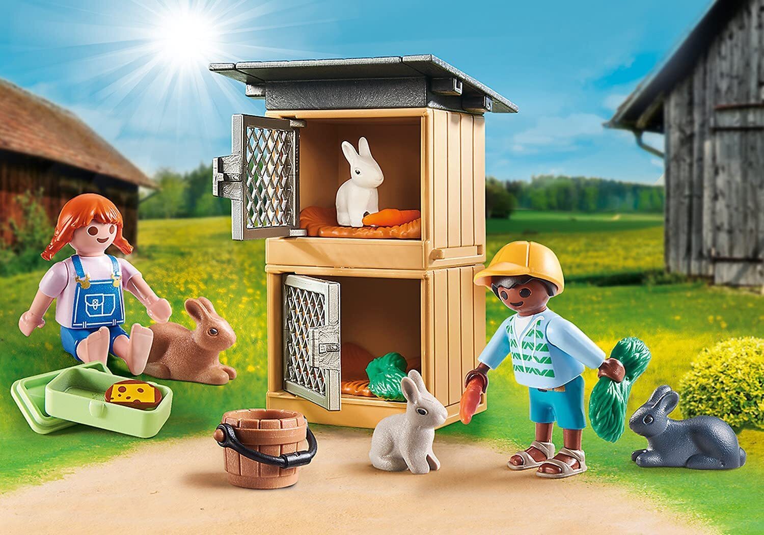 Buy Playmobil Rabbit Hutch 70675