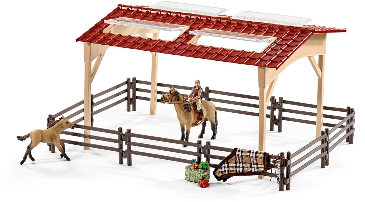 Buy Schleich Stable with Horses and Accessories 42195