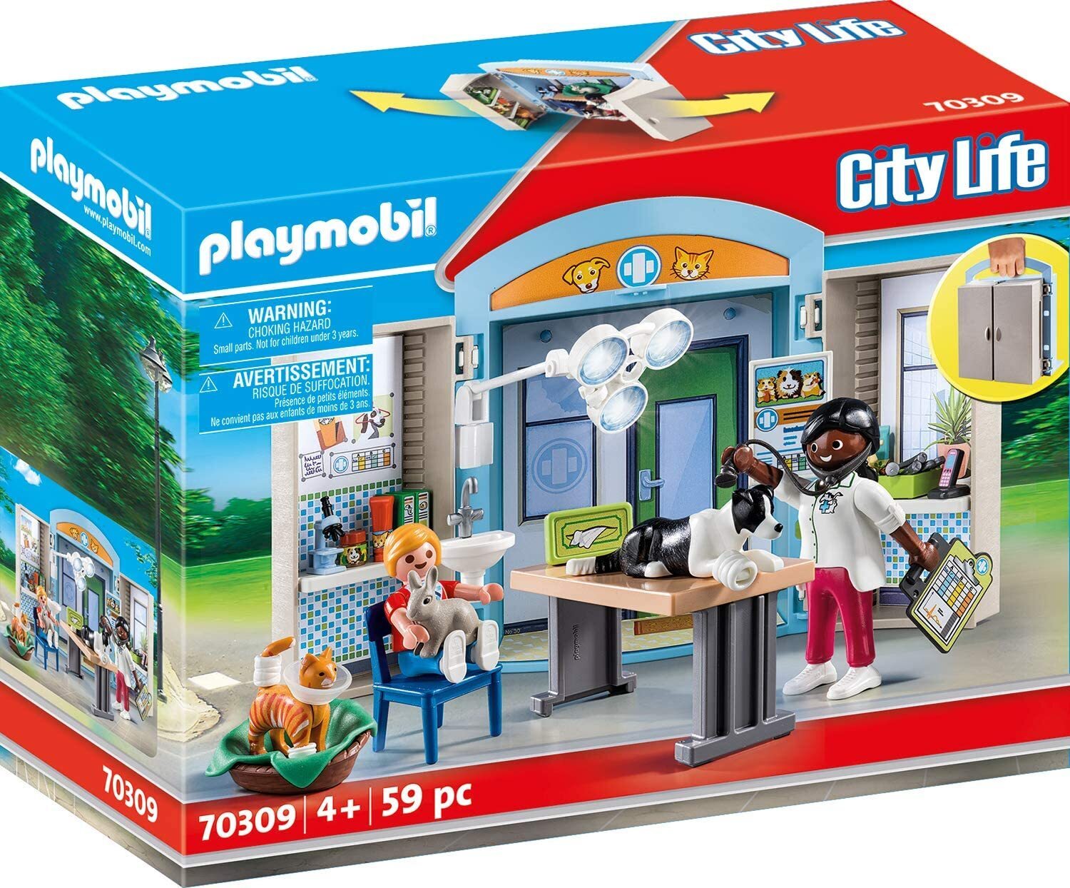 Buy Playmobil Vet Clinic Play Box 70309