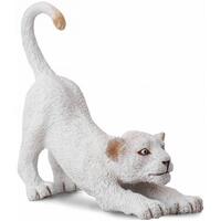 Collecta - White Lion Cub Stretching 88550