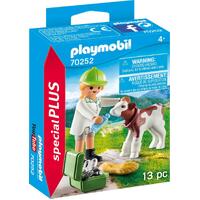 Playmobil - Vet with Calf 70252