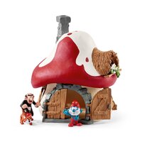 Schleich - Smurf House with Figurines 20803