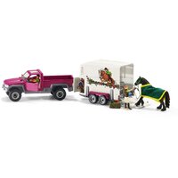 Schleich - Pick Up with Horse Box 42346