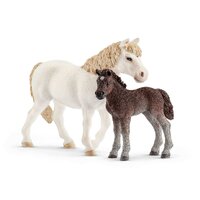 Schleich - Pony Mare & Foal 42423
