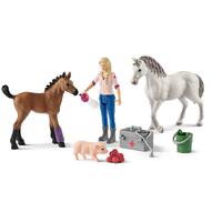 Schleich - Vet Visiting Mare and Foal 42486