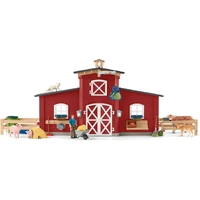 Schleich - Red Barn with Animals & Accessories 42606