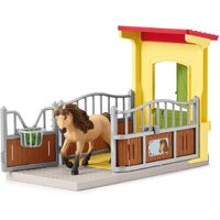 Schleich - Pony Box with Iceland Pony Stallion 42609