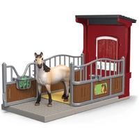 Schleich - Ponybox With Mustang Mare 42724