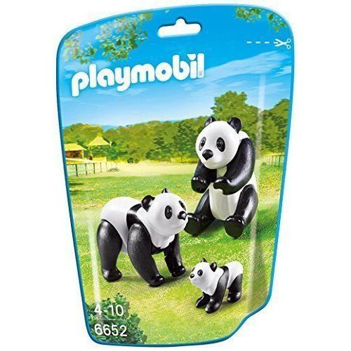 Figurines PLAYMOBIL Famille Panda - Lot De 3 Pièces, Jouet Neuf Pour Enfants