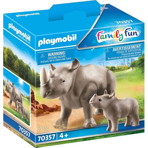 Playmobil - Rhino with Calf 70357