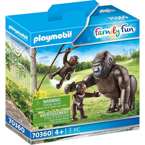 Playmobil - Gorilla with Babies 70360