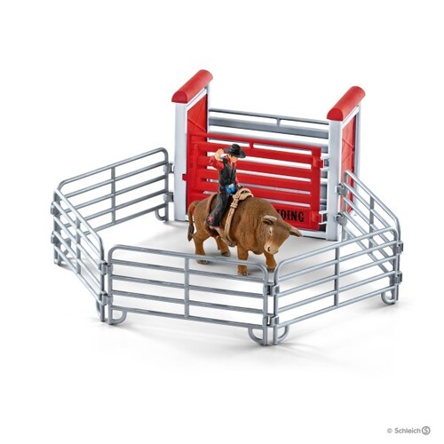 Schleich - Bull Riding with Cowboy 41419