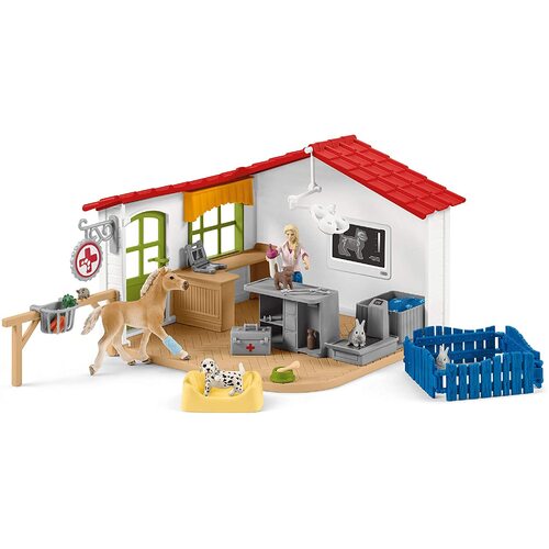 Schleich - Veterinarian Practise with Pets 42502